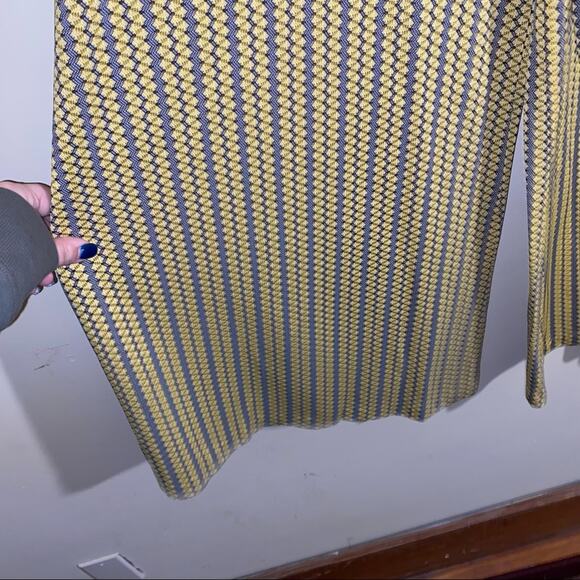 VNTG 70s patterned acrylic belted pants XS - Picture 3 of 5